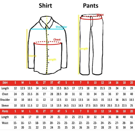 LEADERTUX 2pc Baboy Kid Teen Formal Party Tuxedo Suit Dress Shirt /& White Pants Sm-7